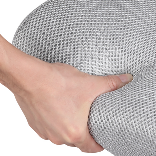 Fauteuil De Bureau Ergonomique Chaise De Bureau En Maille à Roulettes Gris