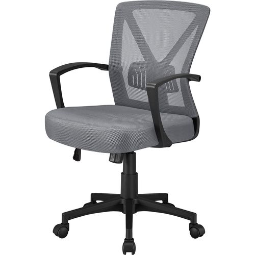 Chaise De Bureau Ergonomique En Maille Respirant Support Lombaire Réglable