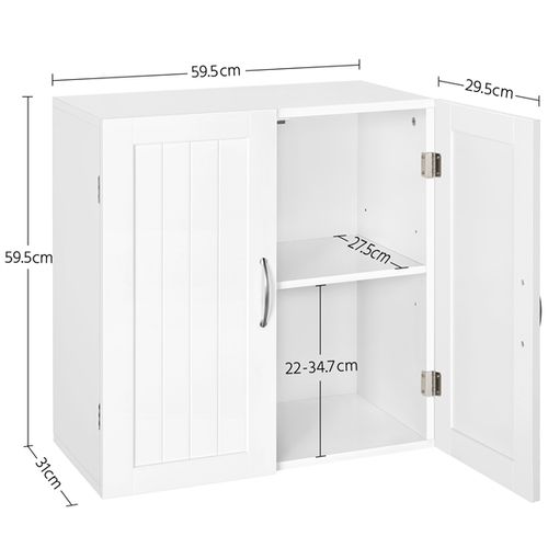 Placard Toilette Suspendu Armoire Murale Salle De Bains