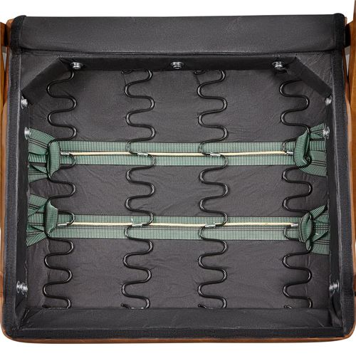 Fauteuil De Salon Moderne Du Milieu Du Siècle Chaise D’appoint En Similicuir Cadre Métal Marron