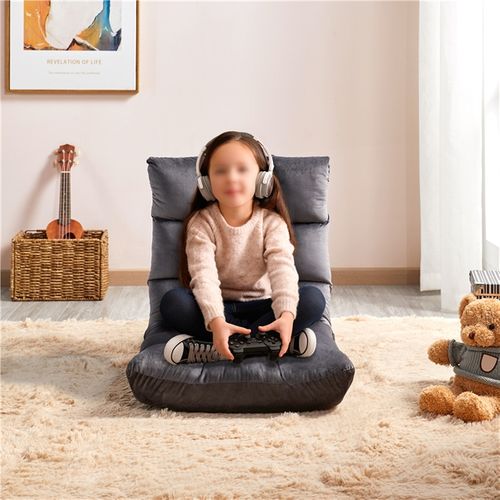 Fauteuil Paresseux Tatami Pliable Gris