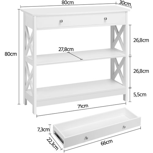 Table Console En Bois Mdf Meuble D'entrée