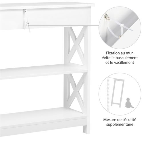 Table Console En Bois Mdf Meuble D'entrée