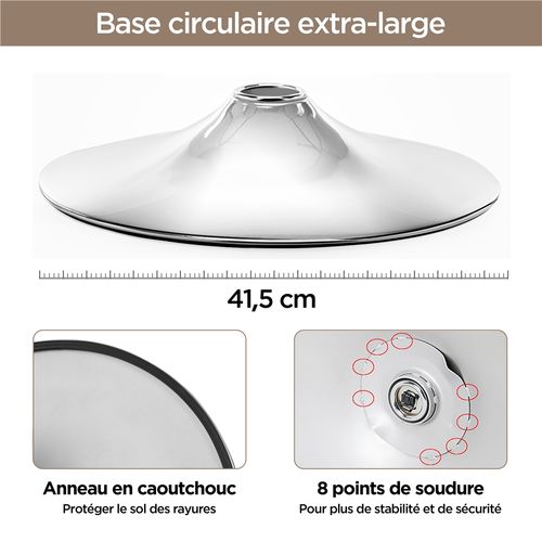 Lot De 2 Chaises De Bar Design Capitonné En Similicuir Avec Assise Réglable En Hauteur, Beige