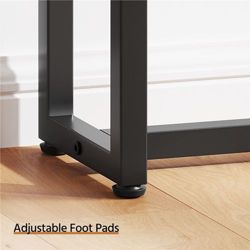 Table Console Longue Moderne Meuble D'entrée Allongée En Bois, Marron Rustique