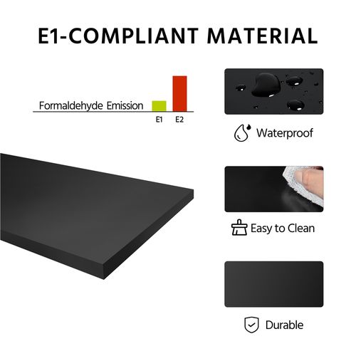 Armoire Salle De Bains En Bois Mdf Avec 3 Tiroirs, 1 Porte Et Compartiment Ouvert, Noir