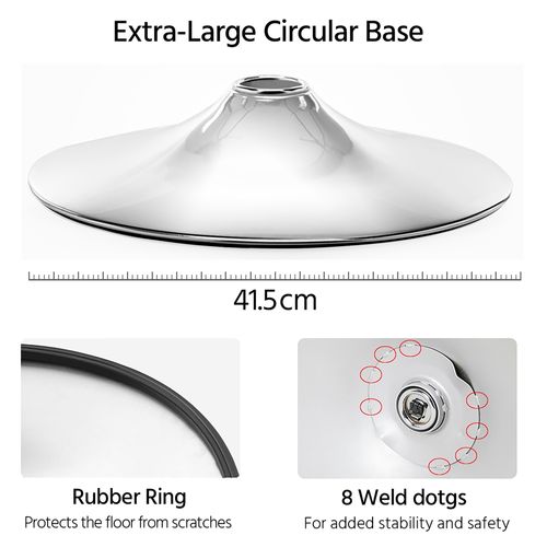 Lot De 4 Tabourets De Bar En Similicuir Et En Métal Chaises De Bar Réglables En Hauteur, Noir