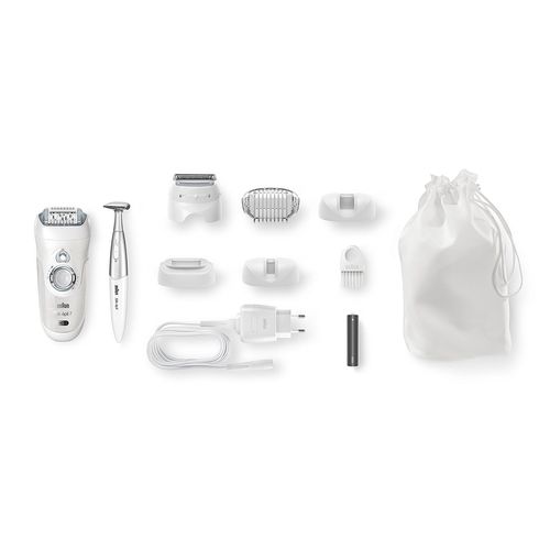 Epilateur Rechargeable Étanche + Tondeuse Bikini - 7-561