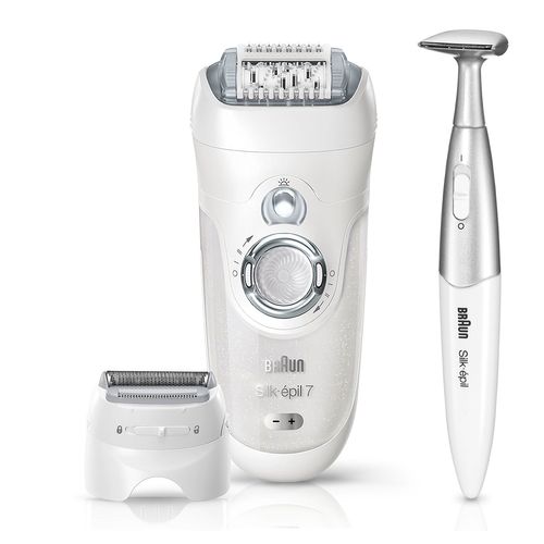 Epilateur Rechargeable Étanche + Tondeuse Bikini - 7-561