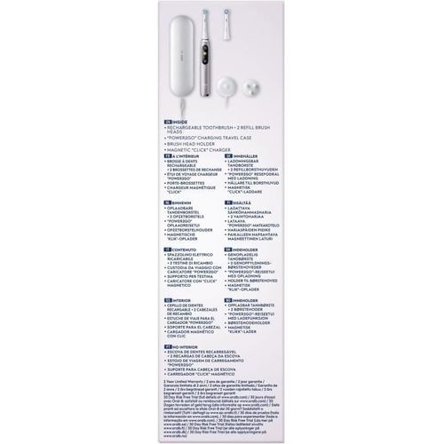 Brosses à Dents - Io9s Series - Rose Quartz (+1 Refills) - Electrique