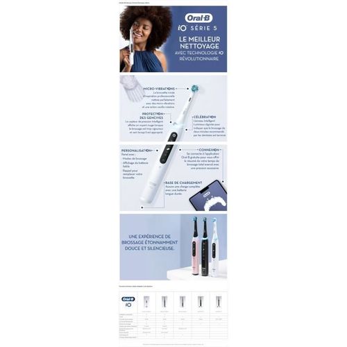 Brosses à Dents - Io5n Quite - White + Travel Case - Electrique