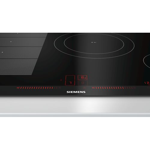 Plaque Vitrocéramique Encastrable Ex875lec1e Noir, Acier Inoxydable 4 Foyers