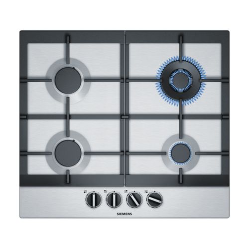 Plaque Gaz Encastrable Ec6a5hb90d Noir, Acier Inoxydable Gaz 4 Foyers