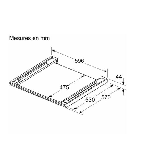 Kit de superposition avec tablette wz2750x de siemens