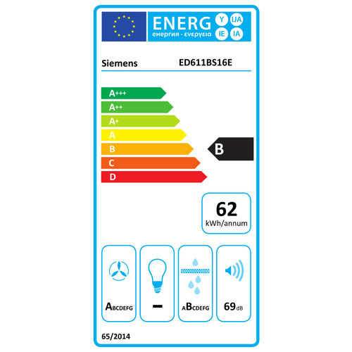 Table De Cuisson Aspirante Induction 60cm 4 Foyers 7400w Noir - Ed611bs16e