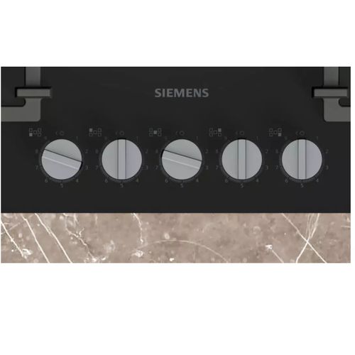 Table De Cuisson Gaz 75cm 5 Feux 11700w Noir - Er7a6rh40