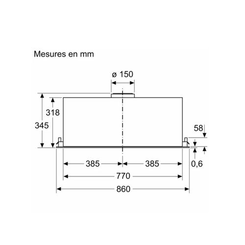 Groupe Filtrant 86cm 74.5m3/h Inox - Lb87nac50