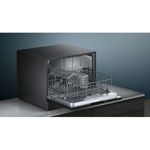 Lave-vaisselle Compact 60cm 6 Couverts 49db Noir - Sk25ib00te