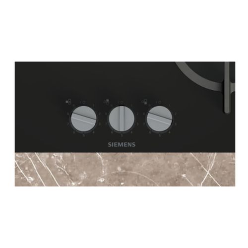 Table De Cuisson Gaz 60cm 3 Feux 8000w - Ep6a6ci10