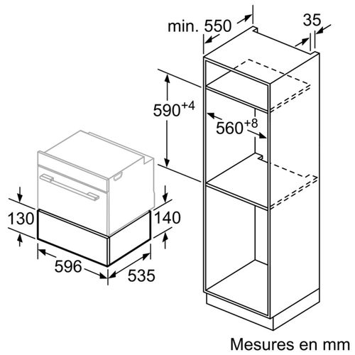 Tiroir chauffant NEFF N17HH10N0 inox