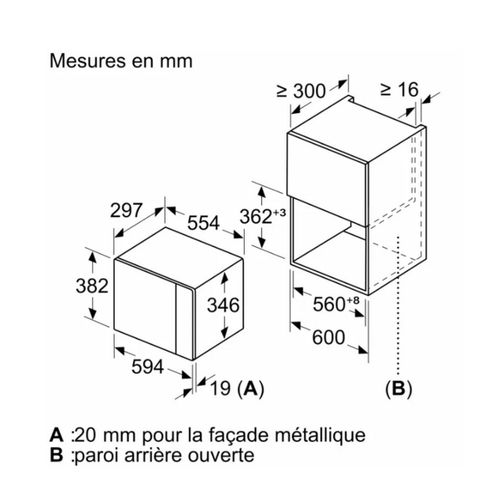 Micro-ondes Encastrable 20l 1270w Graphite Grey - Hlawd23g0