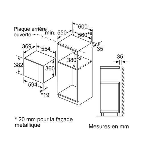 Micro-ondes Encastrable Avec Grill Hlagd53g0 De Neff - Hlagd53g0