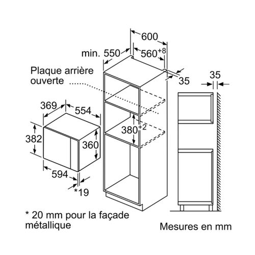 Micro-ondes Encastrable Avec Grill Hlagd53g0 De Neff - Hlagd53g0