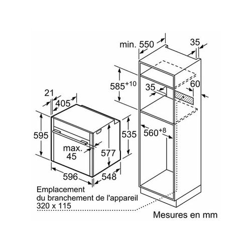 Four encastrable NEFF B64CS71N0