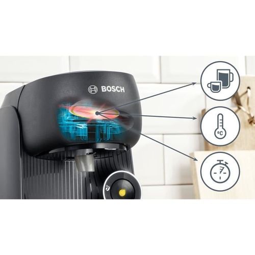 Machine à Café - Tas16b2 - Tassimo Finesse - 1400 W - 0,7 L - Noir