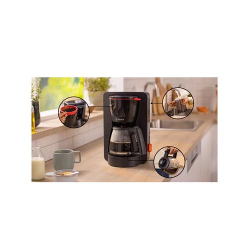 Cafetière 15 tasses 1200w Noir - Tka3m133