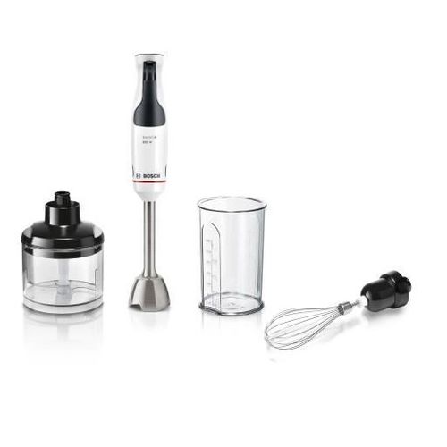 Mixeur Plongeant - Msm4w221 - 600 W - 4 Lames Aiguisées - Bol Mélangeur - Mini Hachoir - Fouet