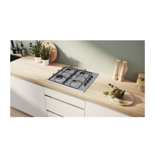 Table De Cuison Gaz 60cm 7500w 4 Feux Inox - Pbp6b5k80