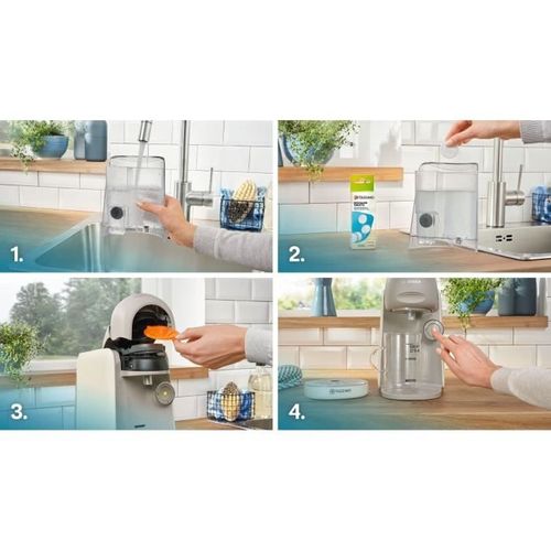 Machine à Café Multi-boissons - Tassimo - T16 Finesse Vanille - 1400 W