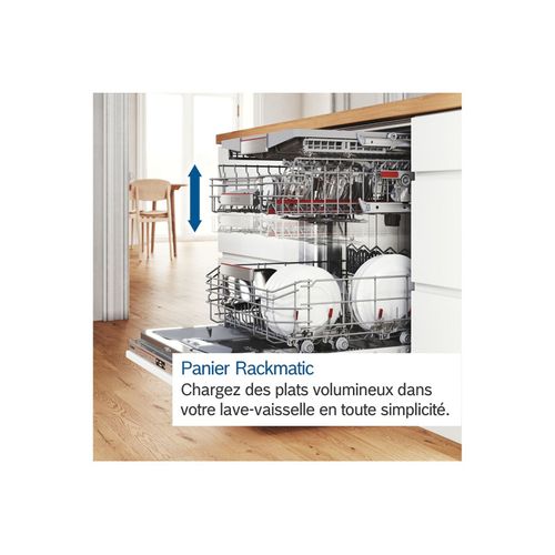 Lave-vaisselle pose libre 13 couverts 44 dB inox - Sms4eti28e