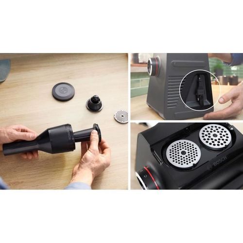 Hachoir à Viande Série 6 Mfws650b - 500 W - 3,5 Kg/mn - 3 Grilles De Hachoir - Noir