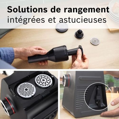 Hachoir à Viande Série 6 Mfws640b - 500 W - 3,5 Kg/mn - 3 Grilles De Hachoir - Noir