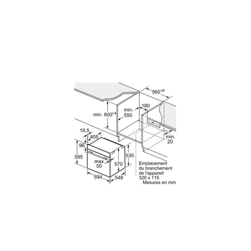 Four Encastrable Pyrolyse Softclose - Serie6 - Hbg579bs3f - Inox - 14 Modes De Cuisson