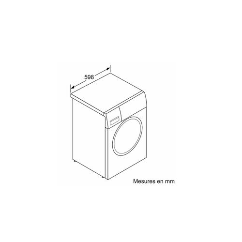 Lave-linge Hublot Wgg244z3fr Ser6 - 9 Kg - Induction - L60cm - 1400 Trs/min