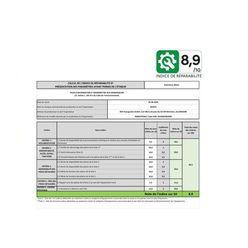 Aspirateur Traîneau 850w 75db Noir - Bgb41pow1