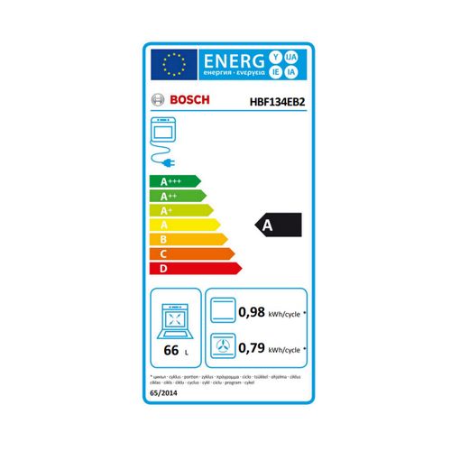 Four Intégrable Multifonction 66l 60cm Ecoclean Noir - Hbf134eb2