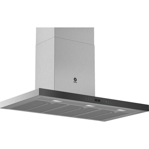 Hotte Décorative 3bc998hnc Hotte 843 M³/h Noir, Acier Inoxydable A+