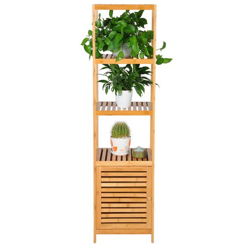 Etagère En Bambou. Rangement Pour Salle De Bain/cuisine. 36x33x140 Cm