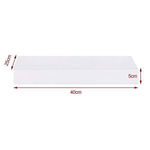 Étagère Murale Avec Tiroir Secret . Etagère De Rangemen En Mdf 40x25x5cm. Blanc