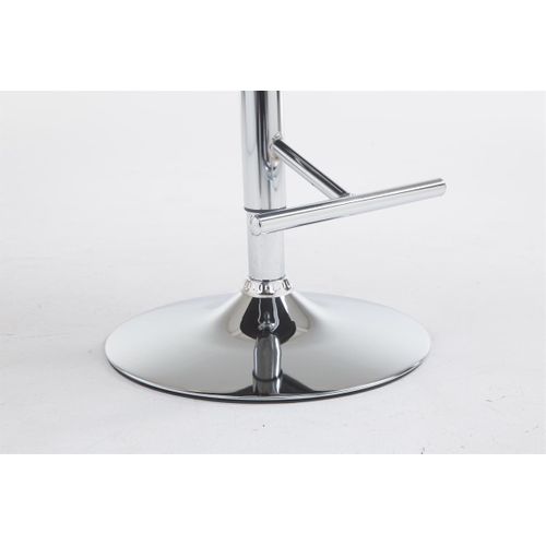 Tabouret De Bar Los Angeles Similicuir Avec Pied En Métal Vert/chrome
