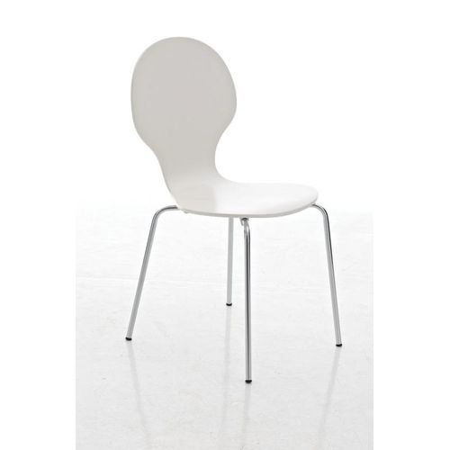 Chaise De Visiteur Diego En Bois Blanc