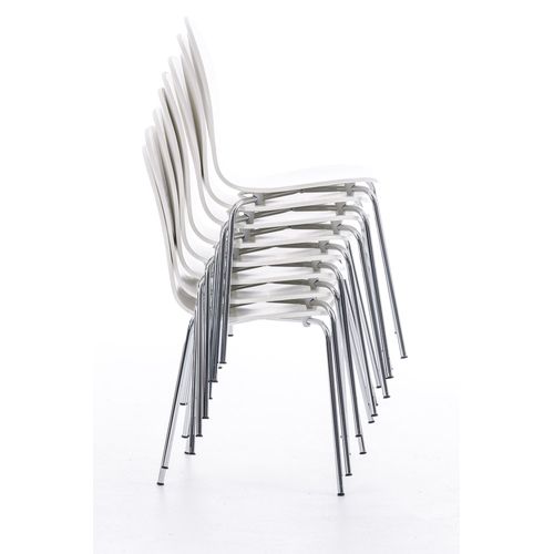 Chaise De Visiteur Diego En Bois Blanc