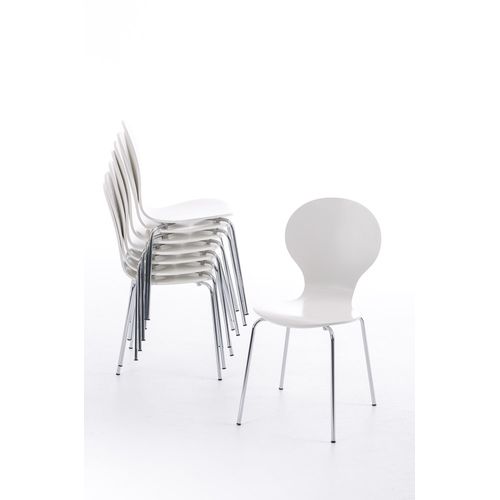 Chaise De Visiteur Diego En Bois Blanc