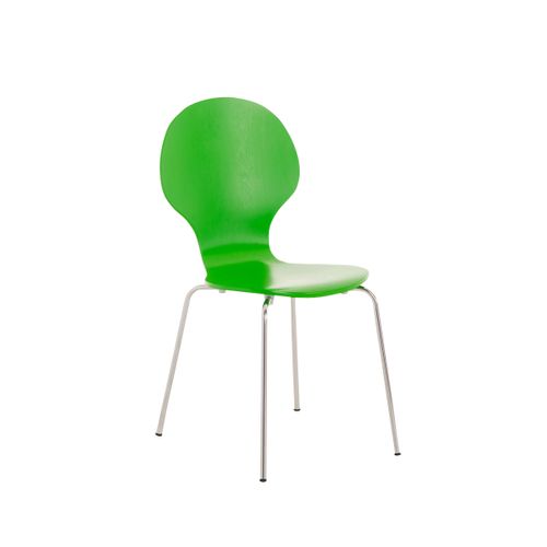 Chaise De Visiteur Diego En Bois Vert