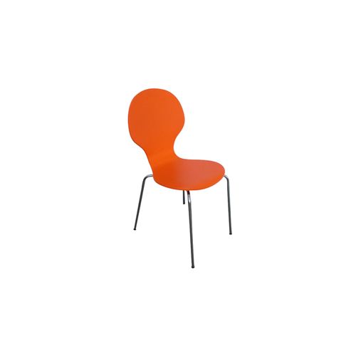Chaise De Visiteur Diego En Bois Orange