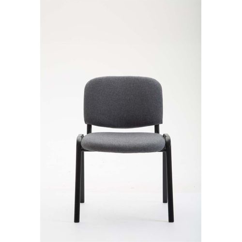 Chaise Visiteur Ken Tissu Gris